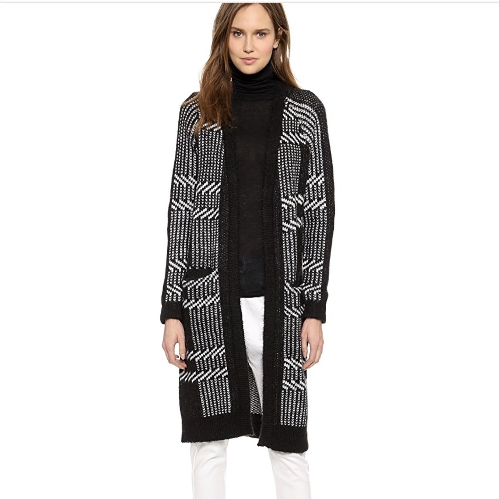 Just Female Fola Fair Isle Cardigan Sweater Shopbop Anthropologie Size M